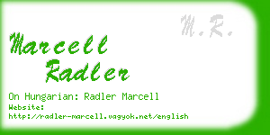marcell radler business card